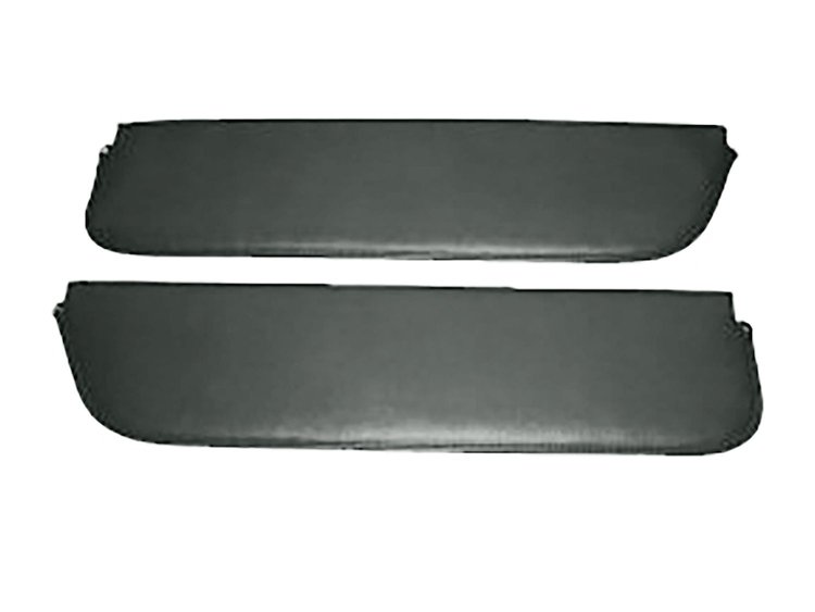 Sun Visors for 1961-1966 Ford F-100, F-250, F-350 Standard Cab Truck [Corinthian Grain Vinyl, Charcoal]