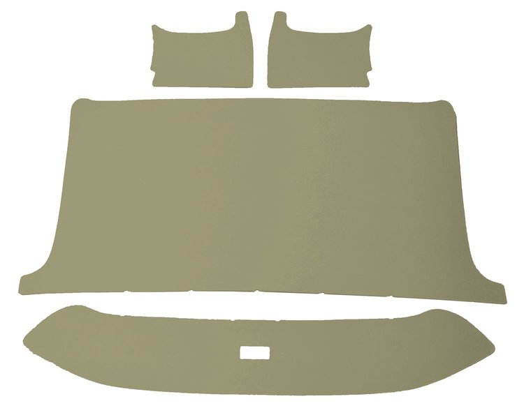 ABS Plastic Headliner for 1965-1966 Ford F-100, F-250, F-350 Standard Cab Truck [Corinthian Grain Vinyl, Sandalwood]