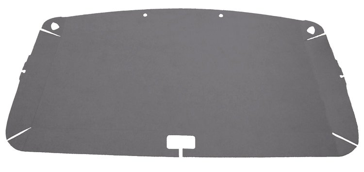 Pressboard Headliner for 1980-1983 Ford F-100, 1980-1986 Ford F-150, F-250 Standard Cab Truck [Foambacked Cloth, Medium Opal]