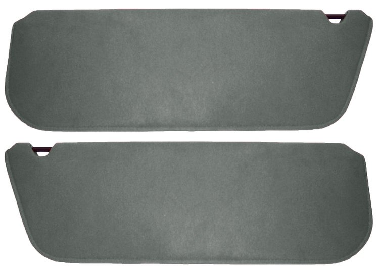 Sun Visors for 1987-1996 Ford F-150, F-250 Truck, Bronco [Without Mirrors, Foambacked Cloth, Medium Opal]