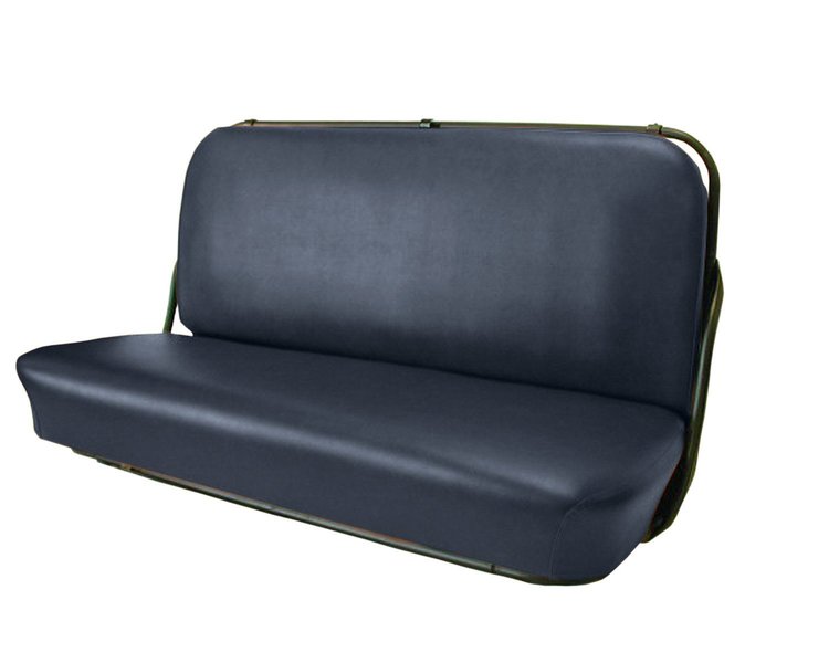 Front Bench Seat Upholstery for 1947-1955 (1st Series) Chevrolet/GMC Standard Cab Truck [Smooth, Without Pleats, Navy Blue]