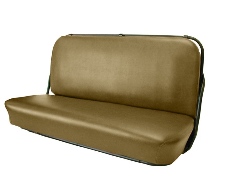 Front Bench Seat Upholstery for 1947-1955 (1st Series) Chevrolet/GMC Standard Cab Truck [Smooth, Without Pleats, Palomino]