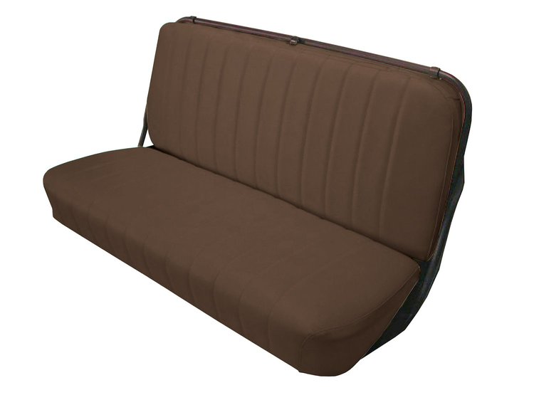 Front Bench Seat Upholstery for 1947-1955 (1st Series) Chevrolet/GMC Standard Cab Truck [With Pleats, Dark Saddle]