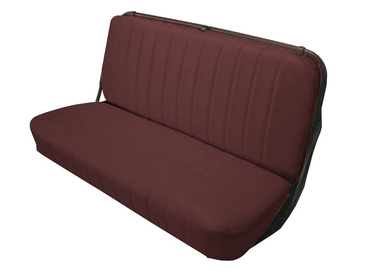 Front Bench Seat Upholstery for 1947-1955 (1st Series) Chevrolet/GMC Standard Cab Truck [With Pleats, Maroon]