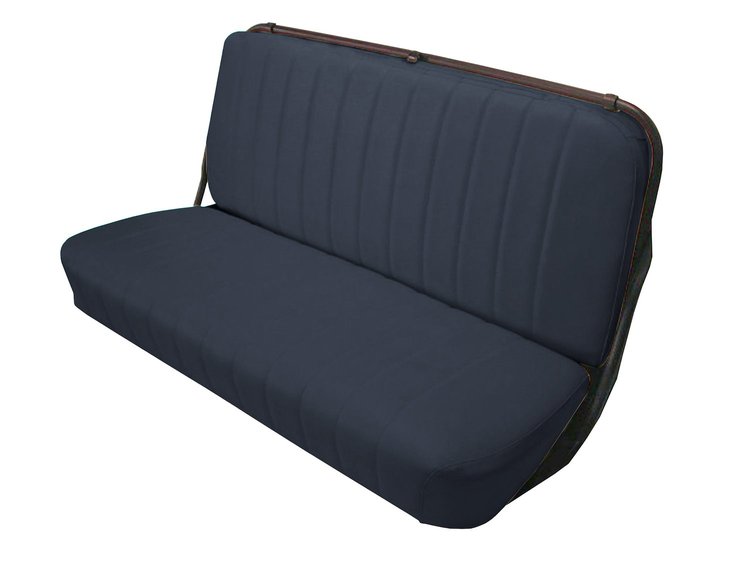 Front Bench Seat Upholstery for 1947-1955 (1st Series) Chevrolet/GMC Standard Cab Truck [With Pleats, Navy Blue]