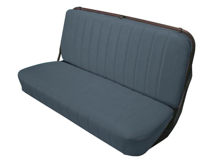 Front Bench Seat Upholstery for 1947-1955 (1st Series) Chevrolet/GMC Standard Cab Truck [With Pleats, Medium Blue]