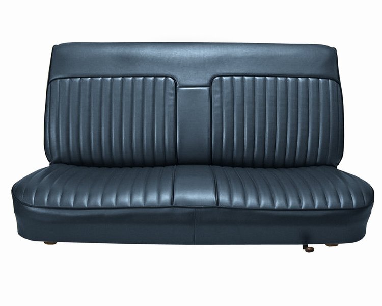 Bench Seat Upholstery for 1982-1993 Chevrolet S-10, GMC S-15, Sonoma Standard Cab Truck [Sierra Vinyl, Medium Blue]