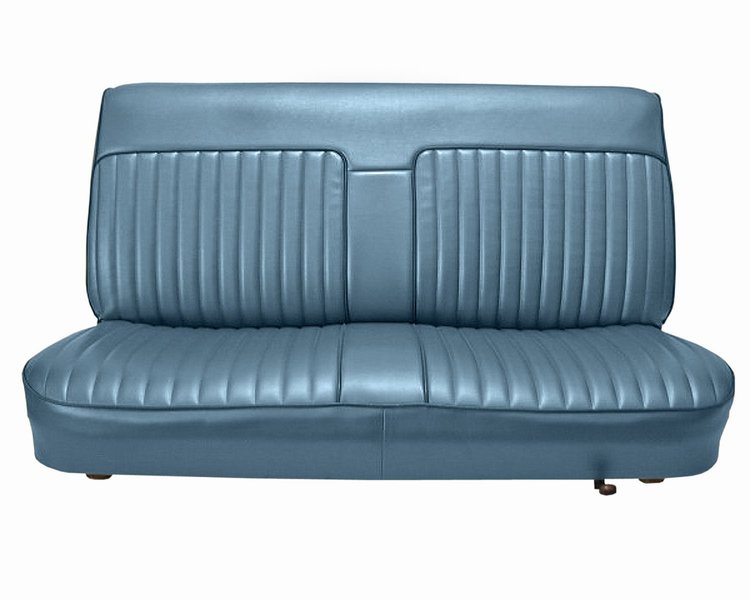 Bench Seat Upholstery for 1982-1993 Chevrolet S-10, GMC S-15, Sonoma Standard Cab Truck [Sierra Vinyl, Light Blue]