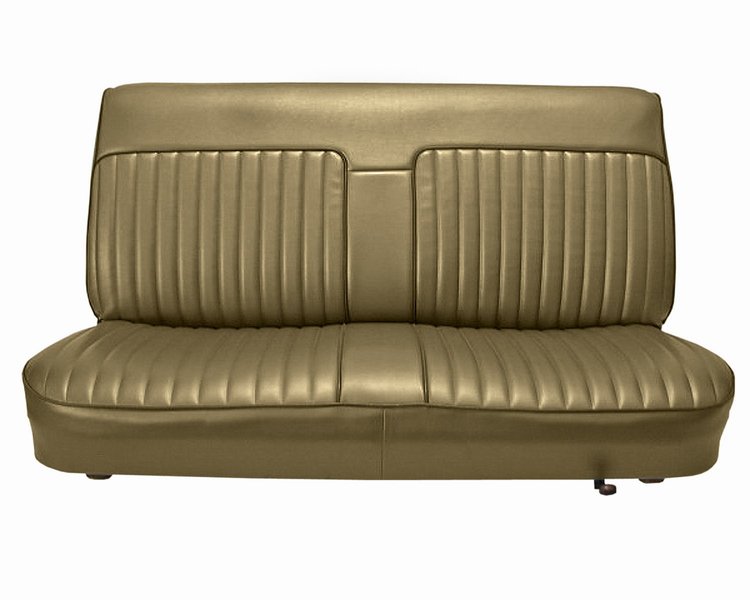 Bench Seat Upholstery for 1982-1993 Chevrolet S-10, GMC S-15, Sonoma Standard Cab Truck [Sierra Vinyl, Palomino]