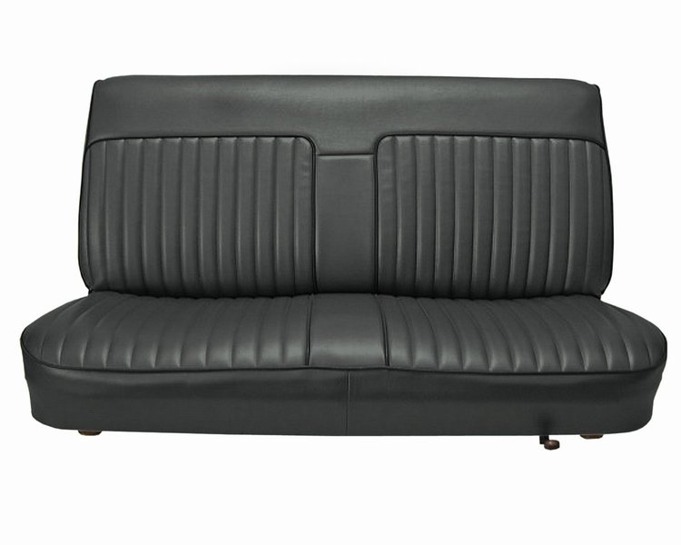 Bench Seat Upholstery for 1982-1993 Chevrolet S-10, GMC S-15, Sonoma Standard Cab Truck [Sierra Vinyl, Dark Charcoal]