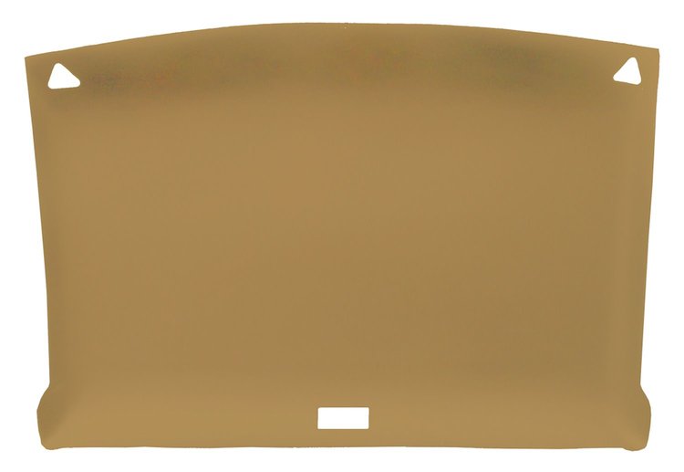 ABS Plastic Headliner for 1982-1993 Chevrolet S-10, GMC S-15, Sonoma Standard Cab Truck [Foambacked Cloth, Light Saddle]