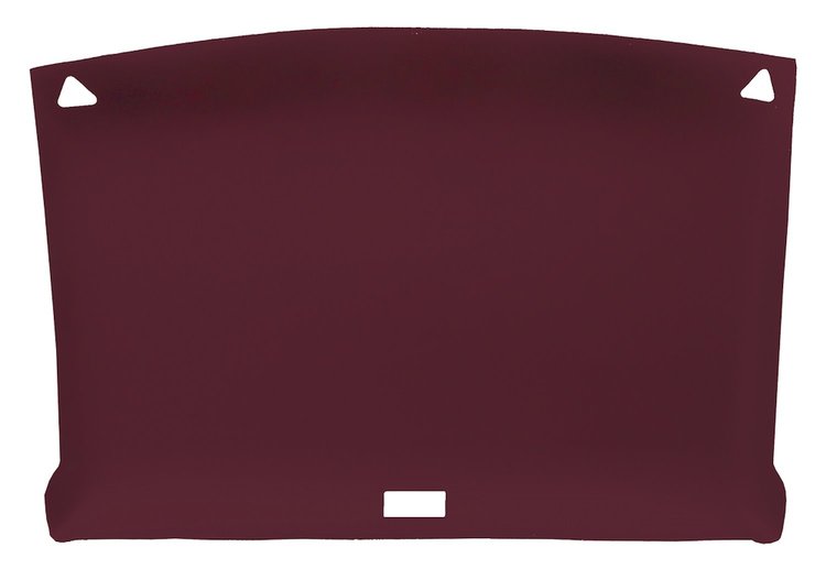 ABS Plastic Headliner for 1982-1993 Chevrolet S-10, GMC S-15, Sonoma Standard Cab Truck [Foambacked Cloth, Dark Red]