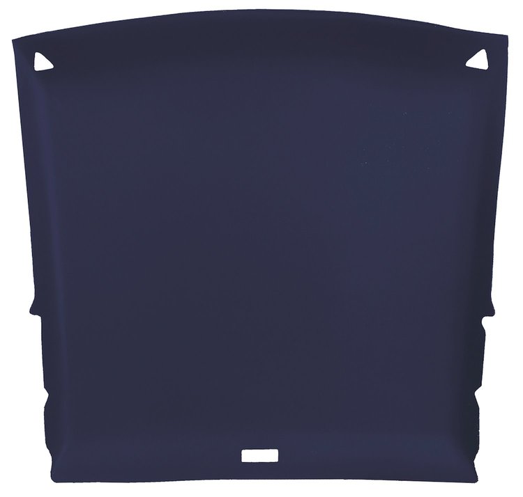ABS Plastic Headliner for 1982-1993 Chevrolet S-10, GMC S-15, Sonoma 2-Door Extended Cab Truck [Foambacked Cloth, Navy Blue]