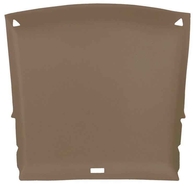 ABS Plastic Headliner for 1982-1993 Chevrolet S-10, GMC S-15, Sonoma 2-Door Extended Cab Truck [Foambacked Cloth, Dark Beige]