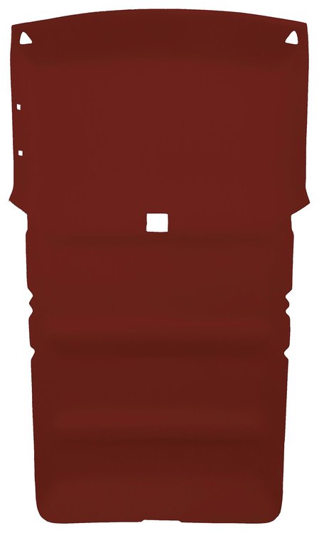 ABS Plastic Headliner for 1983-1991 GMC S-15 Jimmy, 1983-1993 Chevrolet S-10 Blazer [2-Door, Foambacked Cloth, Red]