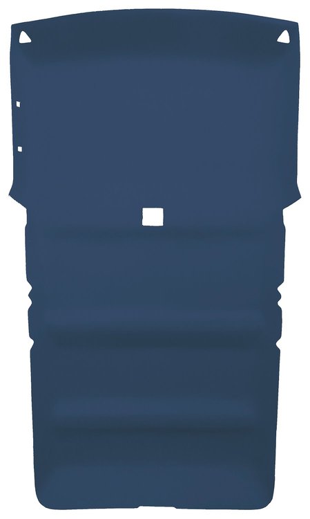 ABS Plastic Headliner for 1983-1991 GMC S-15 Jimmy, 1983-1993 Chevrolet S-10 Blazer [2-Door, Foambacked Cloth, Medium Blue]