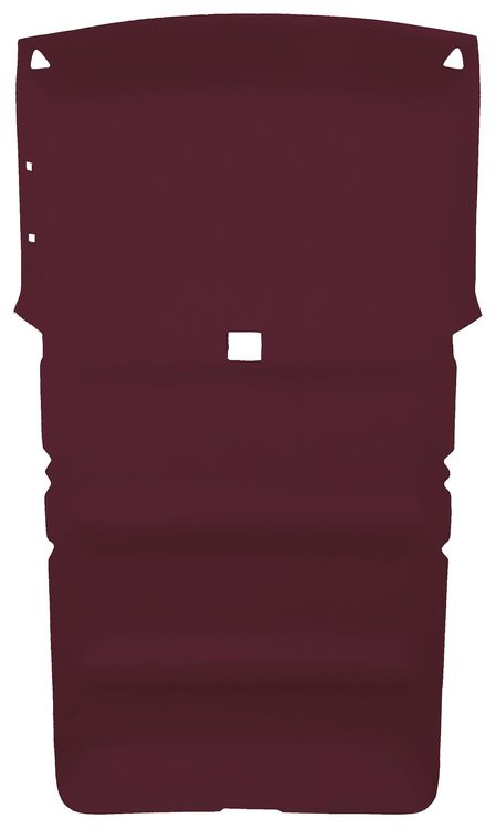 ABS Plastic Headliner for 1983-1991 GMC S-15 Jimmy, 1983-1993 Chevrolet S-10 Blazer [2-Door, Foambacked Cloth, Dark Red]