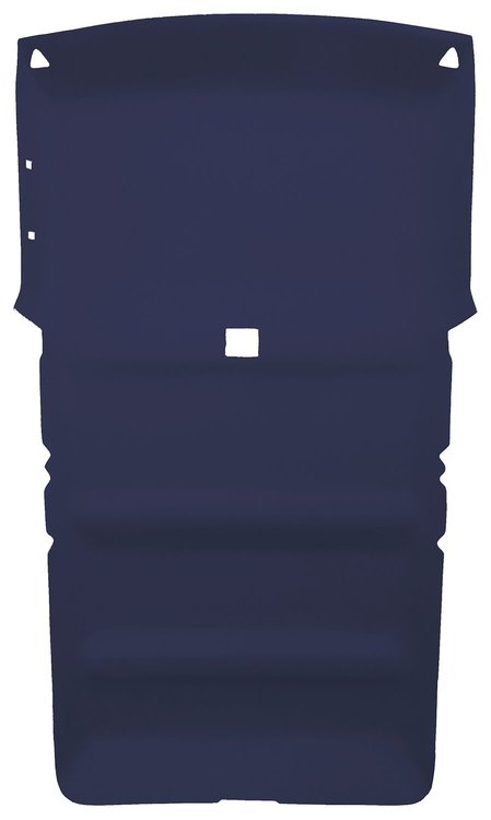 ABS Plastic Headliner for 1983-1991 GMC S-15 Jimmy, 1983-1993 Chevrolet S-10 Blazer [2-Door, Foambacked Cloth, Navy Blue]