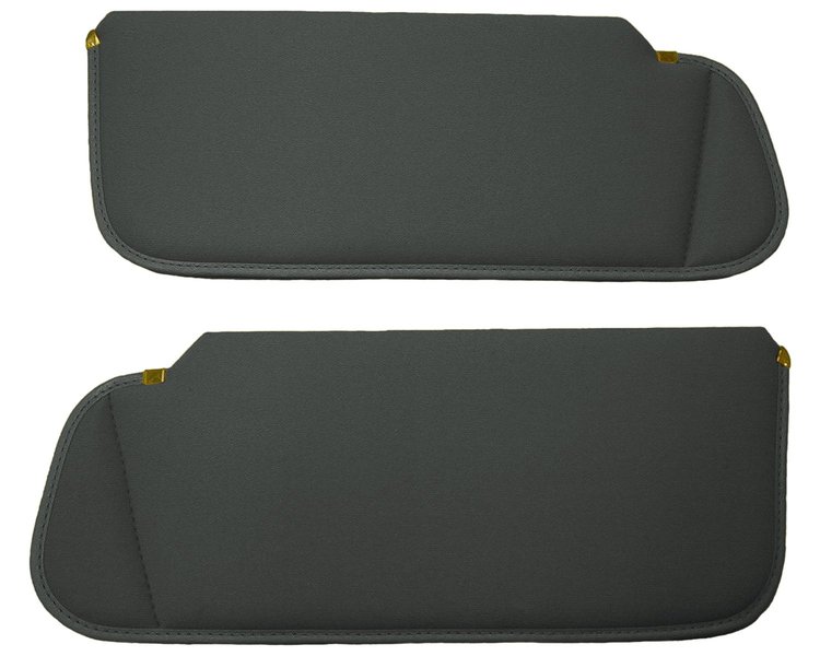 Sun Visors for 1982-1993 Chevy S-10 Trucks, S-10 Blazer, GMC S-15, Sonoma Trucks,  S-15 Jimmy [Foambacked Cloth, Charcoal]