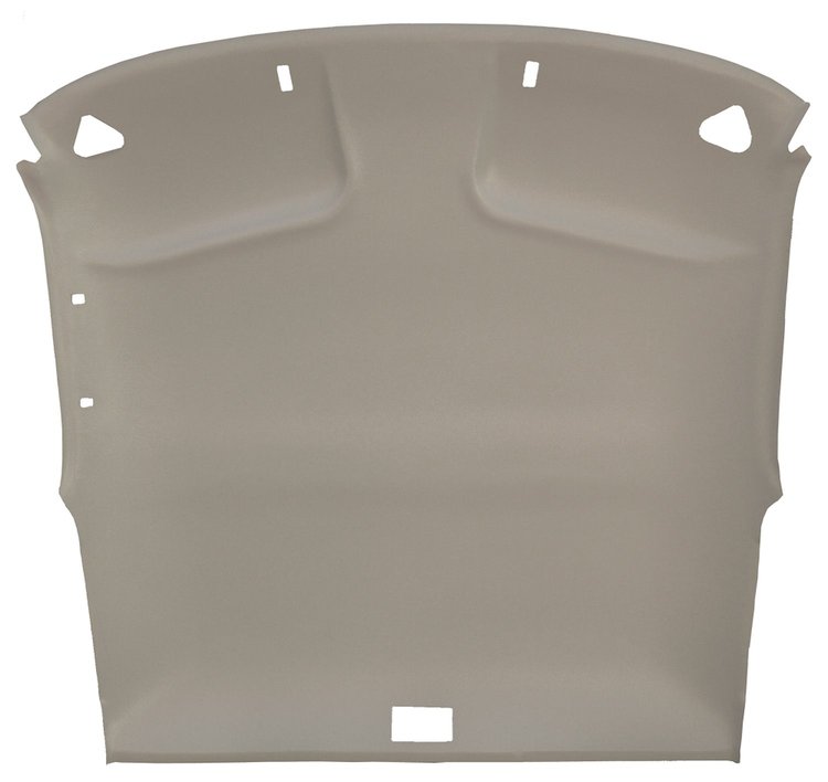 ABS Plastic Headliner for 1994-2003 Chevrolet S-10, GMC Sonoma Extended Cab Truck [Foambacked Cloth, Gray]