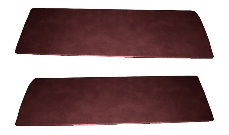 Front Door Panel Inserts for 1947-1955 (1st Series) Chevrolet, GMC Standard Cab Truck [Madrid Vinyl, Maroon]