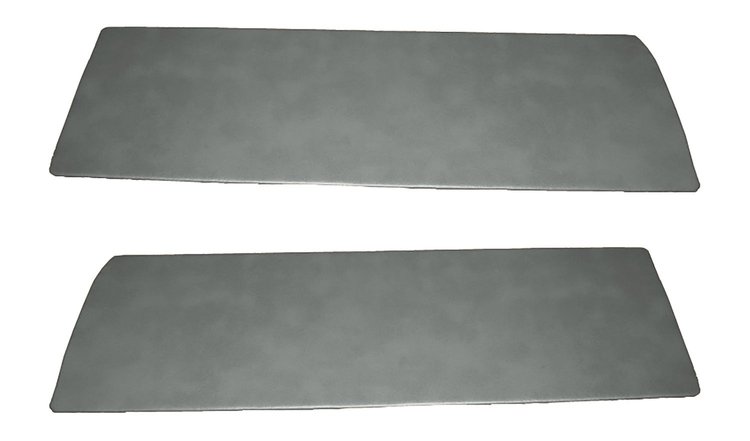 Front Door Panel Inserts for 1947-1955 (1st Series) Chevrolet, GMC Standard Cab Truck [Montana Vinyl, Medium Gray]