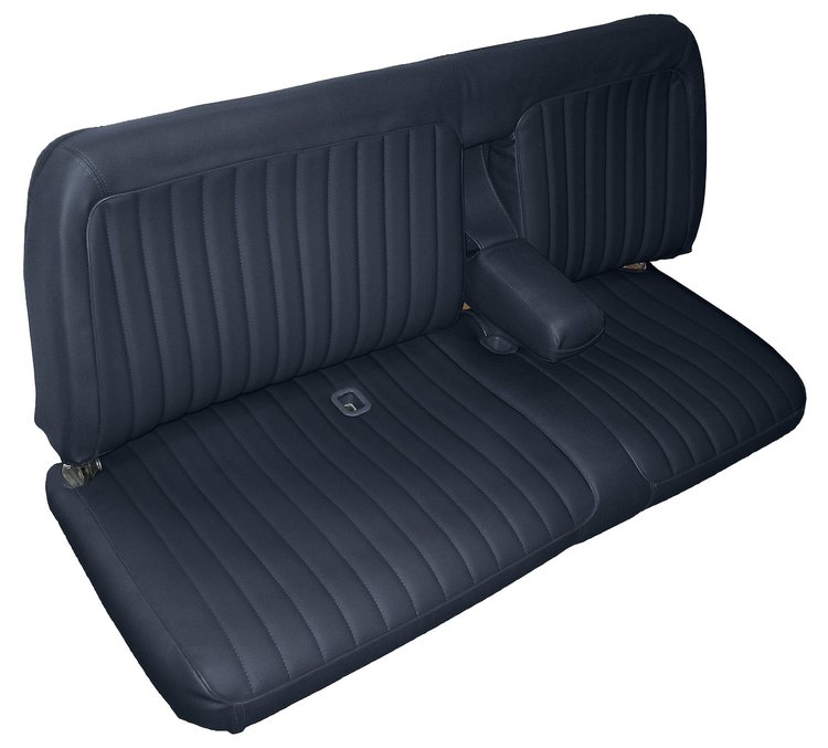 Bench Seat Upholstery for 1988-1995 Chevrolet, GMC C/K Series Standard Cab Truck [Madrid Vinyl, Navy Blue]