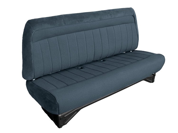Bench Seat Upholstery for 1988-1996 Chevrolet, GMC C/K Series Standard Cab Truck [Madrid Vinyl, Medium Blue]