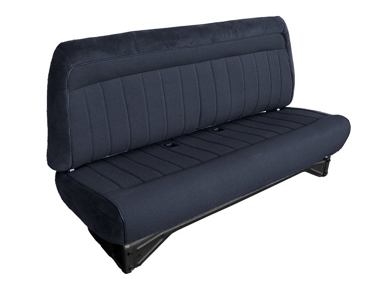 Bench Seat Upholstery for 1988-1996 Chevrolet, GMC C/K Series Standard Cab Truck [Madrid Vinyl, Navy Blue]