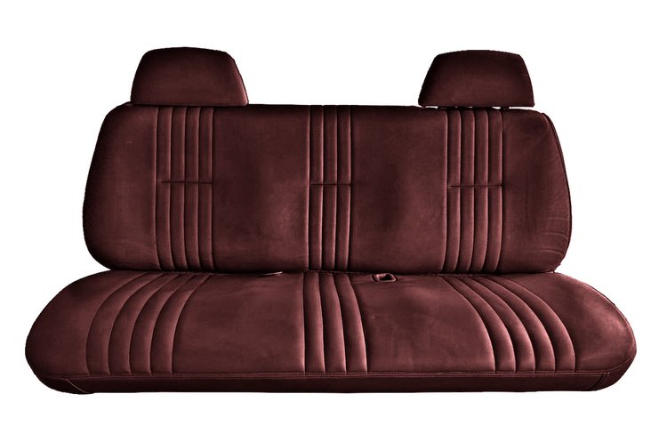 Bench Seat Upholstery for 1995-1998 Chevrolet, GMC C/K Series Standard Cab Truck [Madrid Vinyl, Maroon]