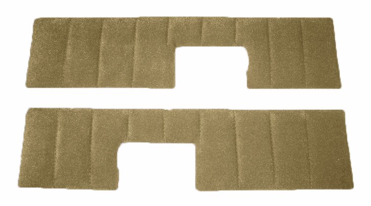 Rear Door Panel Inserts for 1981-1988 Chevy Suburbans [Velour, Sandstone]