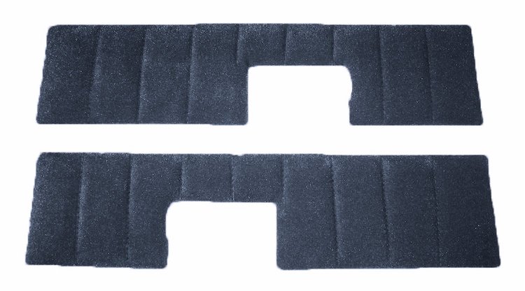 Rear Door Panel Inserts for 1981-1988 Chevy Suburbans [Velour, Blue]