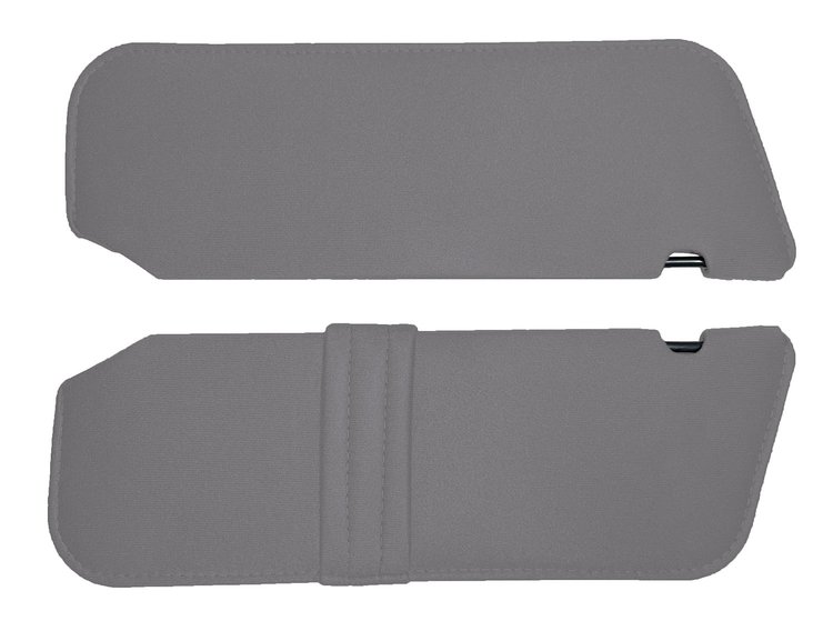Sun Visors for 1993-1997 Ford Ranger [Without Mirrors, Foambacked Cloth, Medium Opal Gray]
