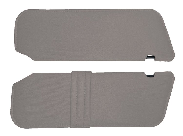 Sun Visors for 1993-1997 Ford Ranger [Without Mirrors, Foambacked Cloth, Medium Graphite Gray]