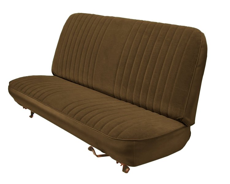 Front Bench Seat Upholstery for 1983-1992 Ford Ranger Standard Cab Truck [Saddle Sierra Vinyl]