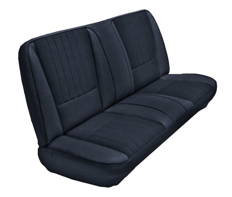 Front Bench Seat Upholstery for 1983-1992 Ford Ranger Standard Cab Truck w/4x4 [Dark Blue Sierra Vinyl]