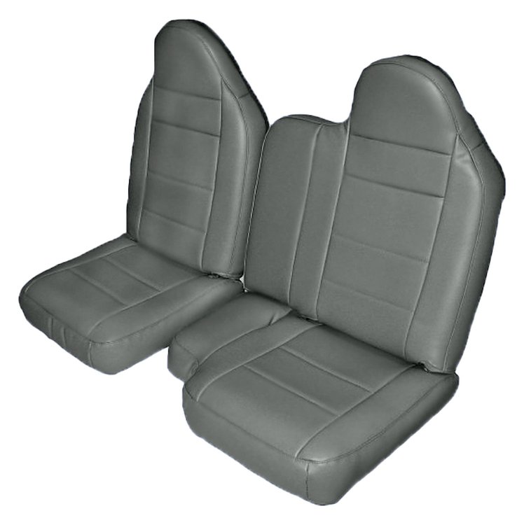 60/40 Front Seat Upholstery for 1998-2003 Ford Ranger Standard Cab Truck [Medium Gray Montana Vinyl]