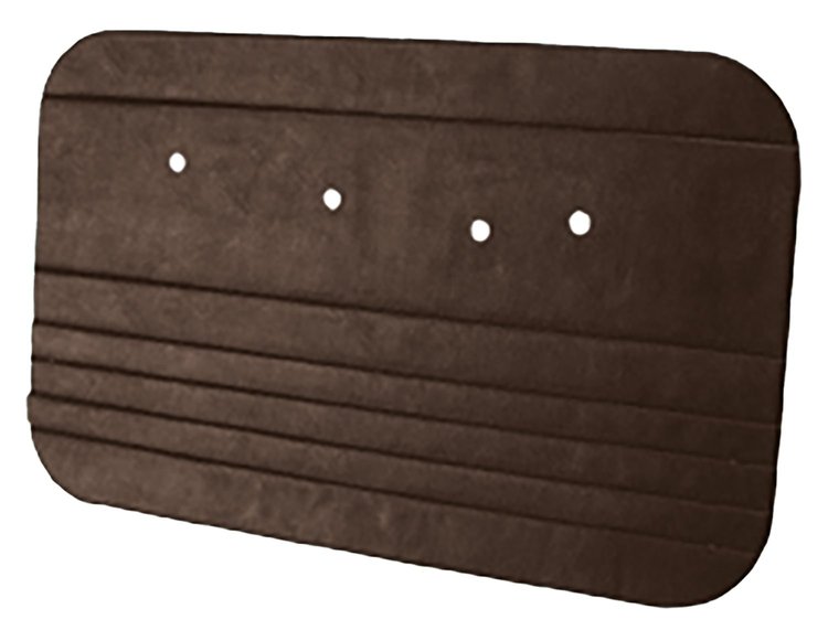 Door Panels for 1967-1972 Ford F-100, F-250 [Oxen Vinyl, Dark Brown]