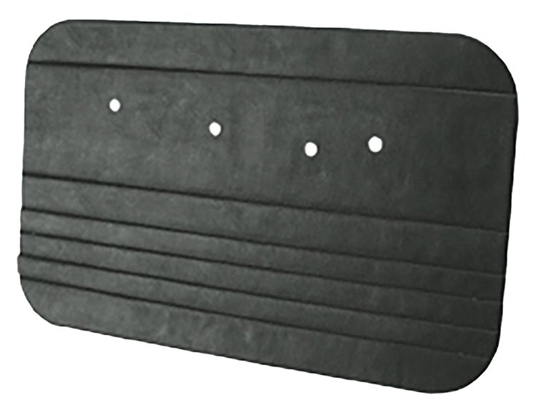 Door Panels for 1967-1972 Ford F-100, F-250 [Oxen Vinyl, Charcoal Gray]