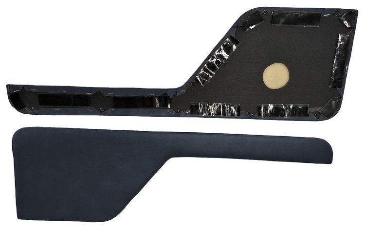 Door Panel Inserts for 1973-1979 Ford F-100, 1975-1979 Ford F-150 [Madrid, Dark Blue]