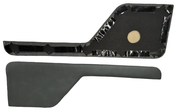 Door Panel Inserts for 1973-1979 Ford F-100, 1975-1979 Ford F-150 [Sierra, Charcoal]