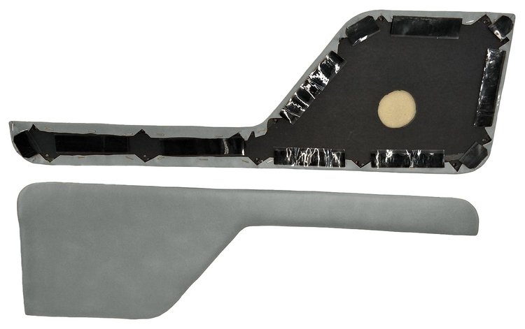 Door Panel Inserts for 1973-1979 Ford F-100, 1975-1979 Ford F-150 [Montana, Gray]