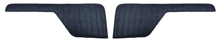 Door Panel Inserts for 1973-1979 Ford F-100, 1975-1979 Ford F-150 [Madrid, Dark Blue]