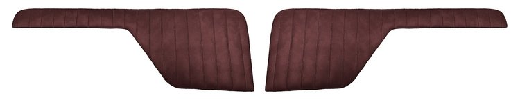 Door Panel Inserts for 1973-1979 Ford F-100, 1975-1979 Ford F-150 [Madrid, Maroon]