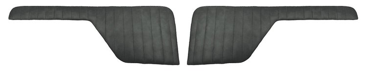 Door Panel Inserts for 1973-1979 Ford F-100, 1975-1979 Ford F-150 [Sierra, Charcoal]