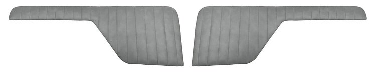 Door Panel Inserts for 1973-1979 Ford F-100, 1975-1979 Ford F-150 [Montana, Gray]