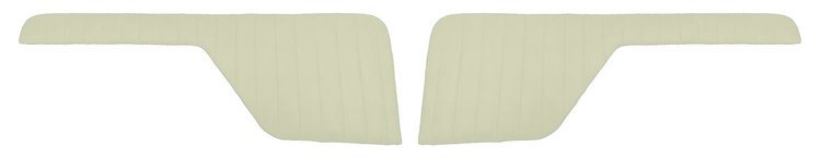 Door Panel Inserts for 1973-1979 Ford F-100, 1975-1979 Ford F-150 [Corinthian, White]