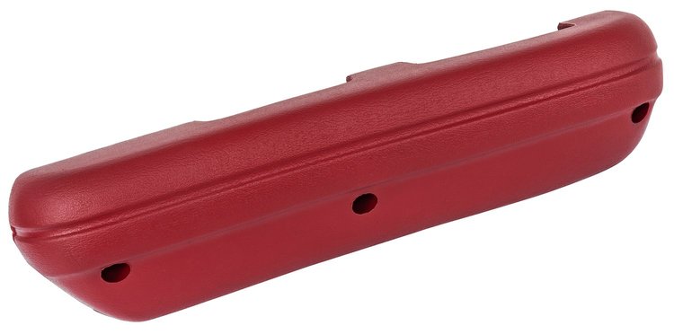 Standard Armrest Pad for 1969-1970 Ford Mustang & Mercury Cougar [Left/Driver Side, Red/Vermillion]