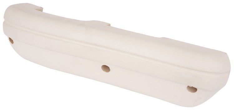 Standard Armrest Pad for 1969-1970 Ford Mustang & Mercury Cougar [Right/Passenger Side, White]