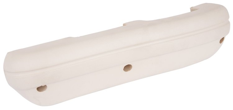 Standard Armrest Pad for 1969-1970 Ford Mustang & Mercury Cougar [Left/Driver Side, White]